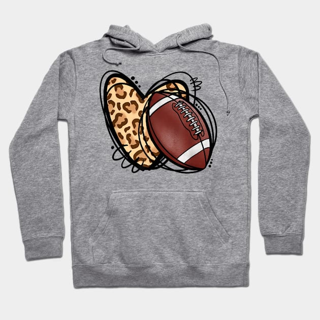 love football american Hoodie by onazila pixel